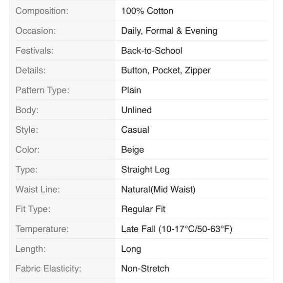 SHEIN Floral Embroidered Tan Wide-Leg Pants - Picture 3 of 7